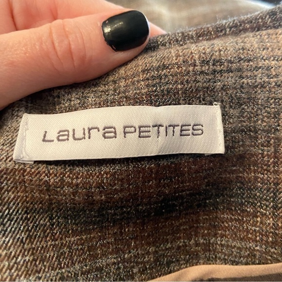 Laura Petites women’s plaid retro jacket in size 14 - Picture 10 of 11